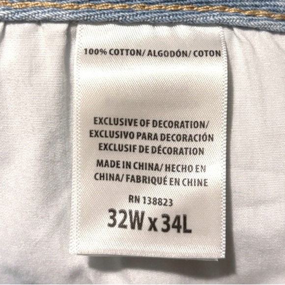 Shyanne Bell Bottom Jeans - Light and Dark Blue - Picture 16 of 16